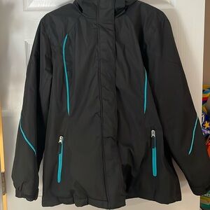 Rothschild Below zero black & blue winter jacket